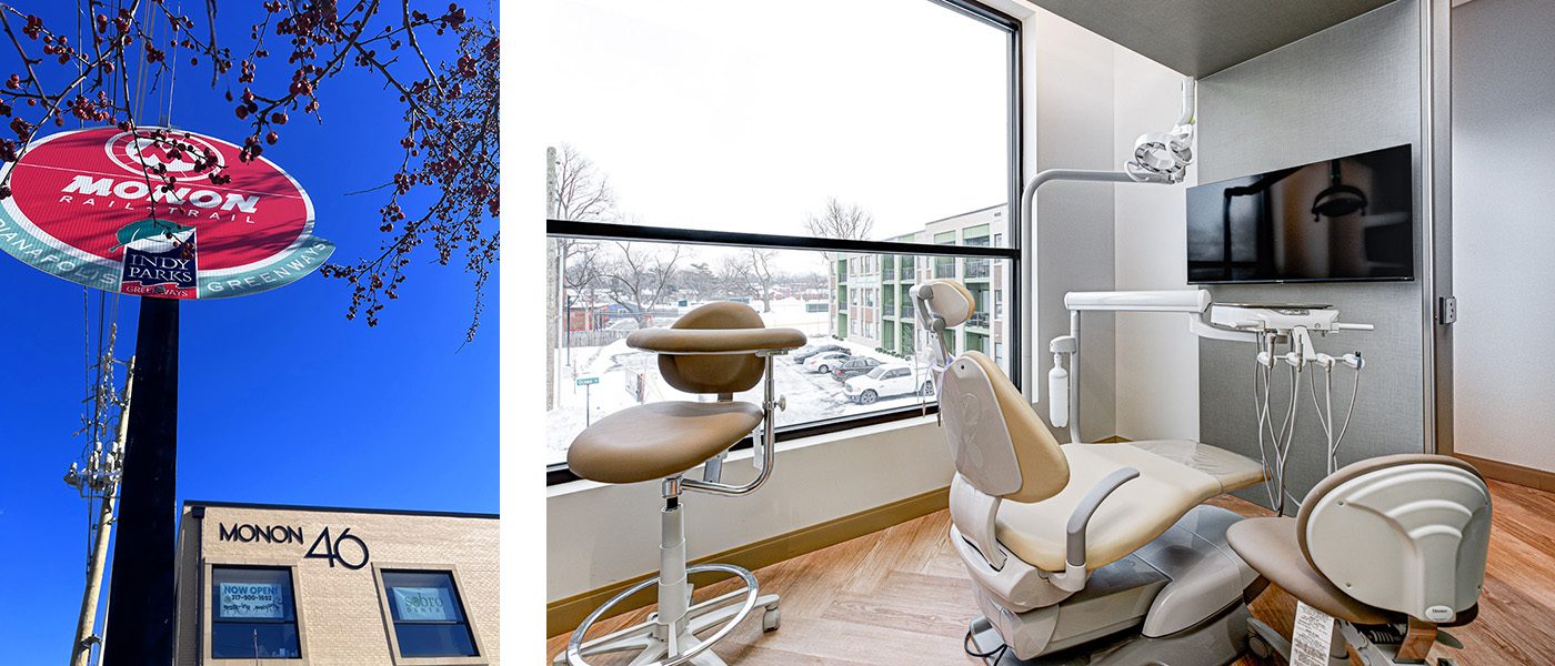 Offie Tour - SoBro Dental in Indianapolis, Indiana - Monon Trail - Monon 46 - South Broad Ripple District of Indianapolis, In